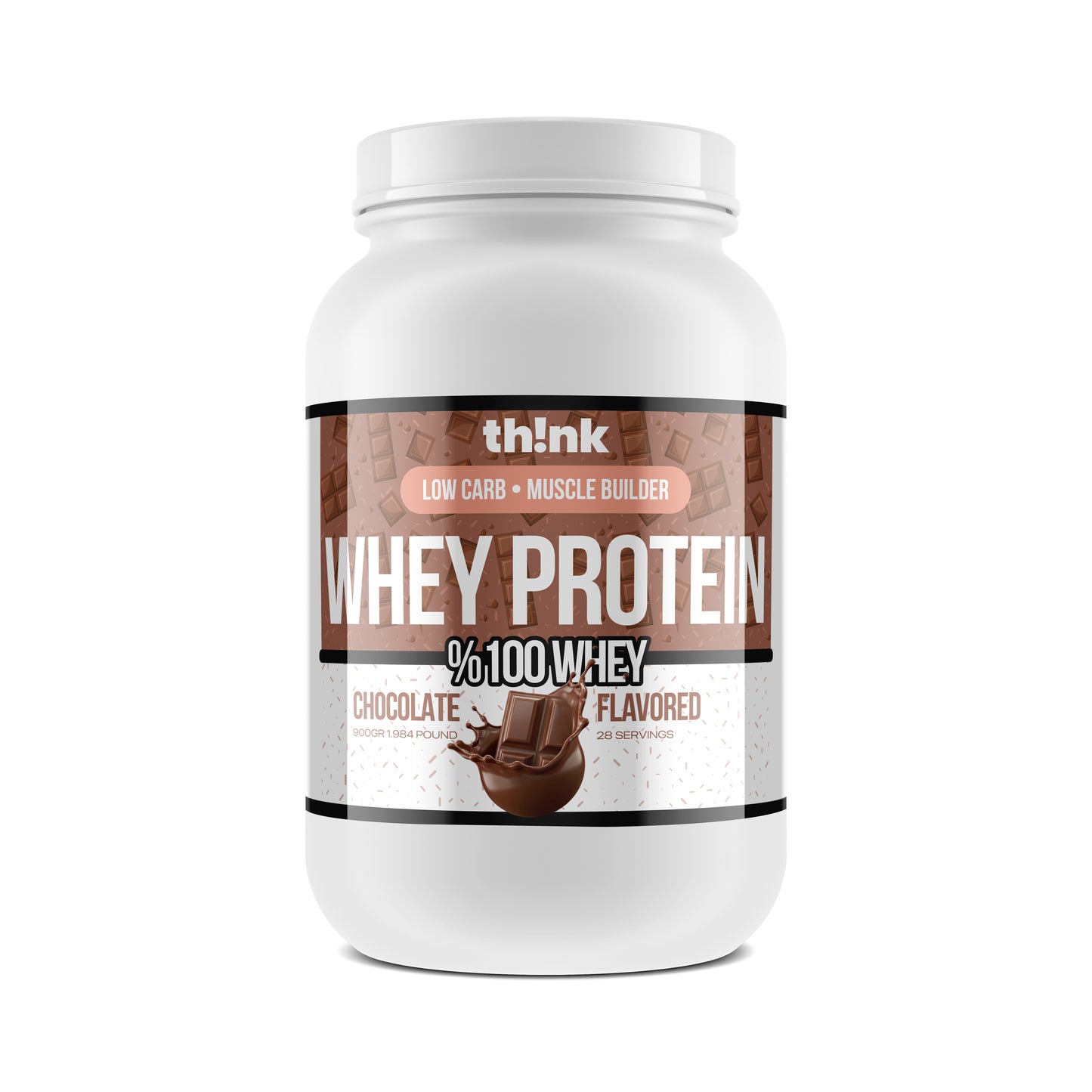 2 ADET THINK WHEY PROTEİN ÇİKOLATA AROMALI 900 GR