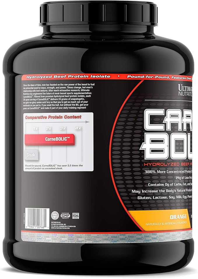 2 ADET ULTIMATE NUTRITION CARNEBOLIC PORTAKAL AROMALI