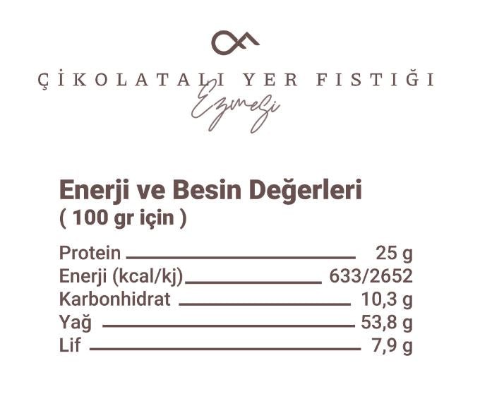 Çikolatalı Fıstık Ezmesi 360 GR