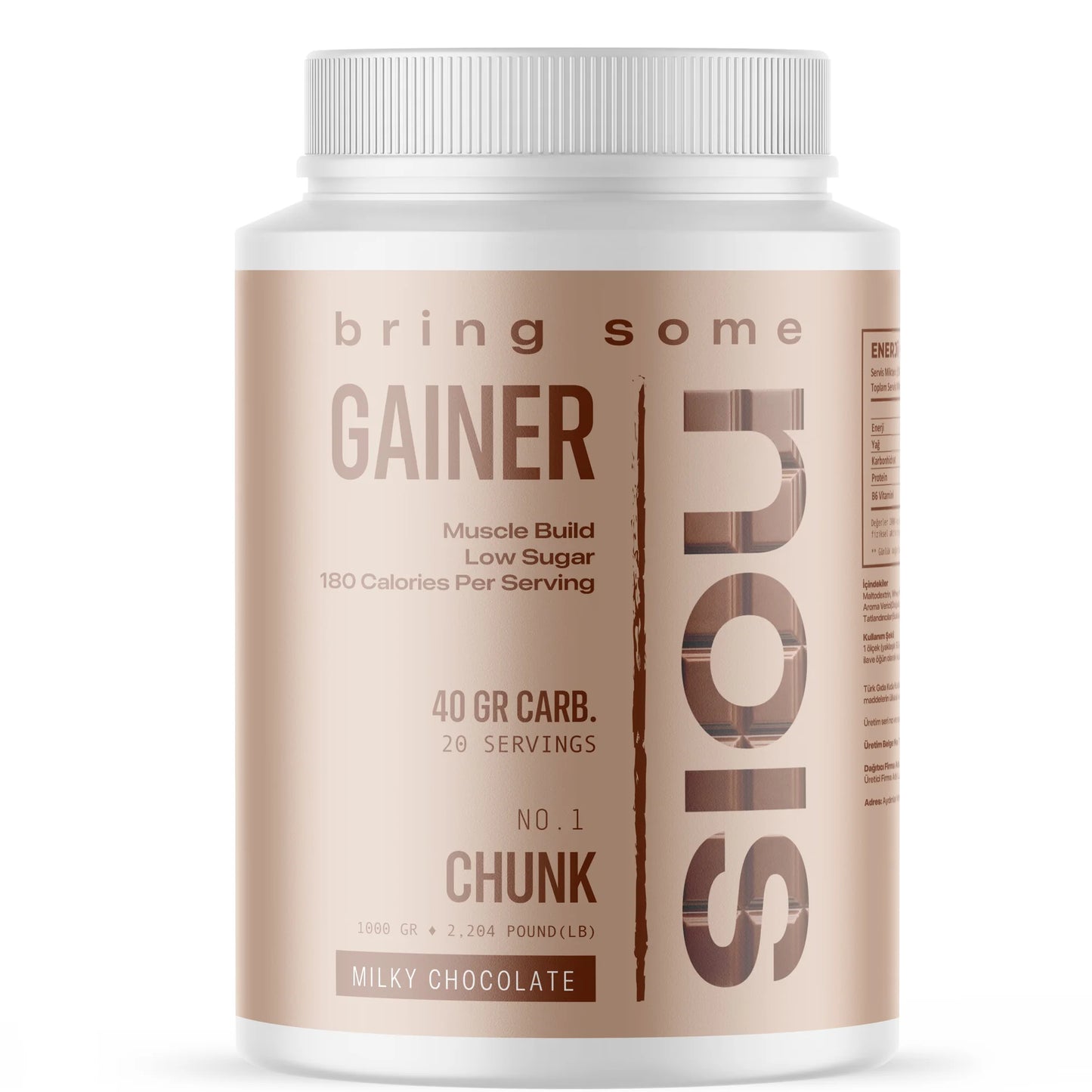 NOIS GAINER "CHUNK" Sütlü Çikolata