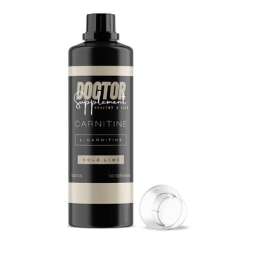 Doctor Supplement Golden L-Carnitine 1000 ML 30 Service - Special Lime Flavor