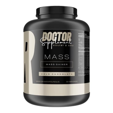 Doctor Supplement Golden Mass Gainer 3 Kg 30 Service Chocolate Flavor