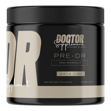 Doctor Supplement Golden Pre-Dr 300 Gram / 30 Service - Special Lime Flavor Pre-Workout