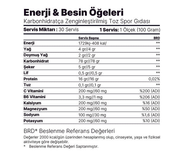 MASSBOLİC GAİNER ÇİKOLATA AROMALI 3 Kg