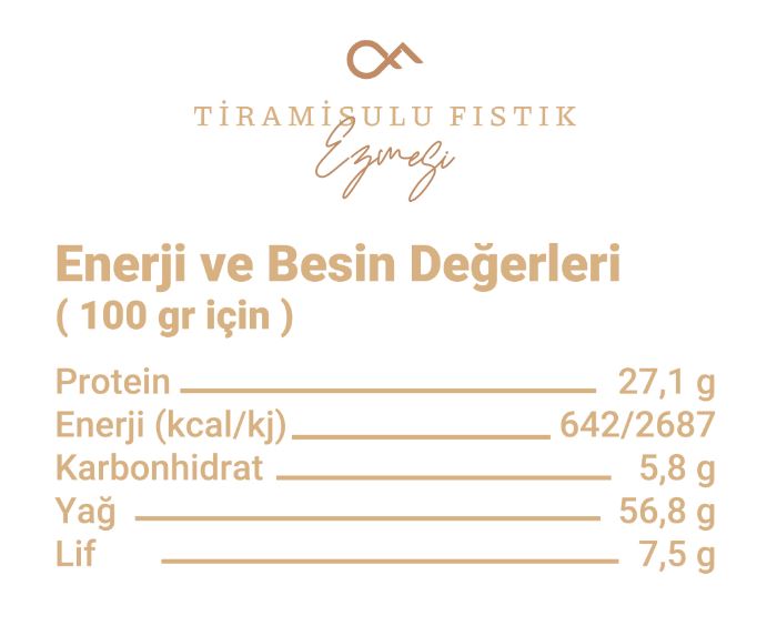 Tiramisulu Fıstık Ezmesi 360 GR