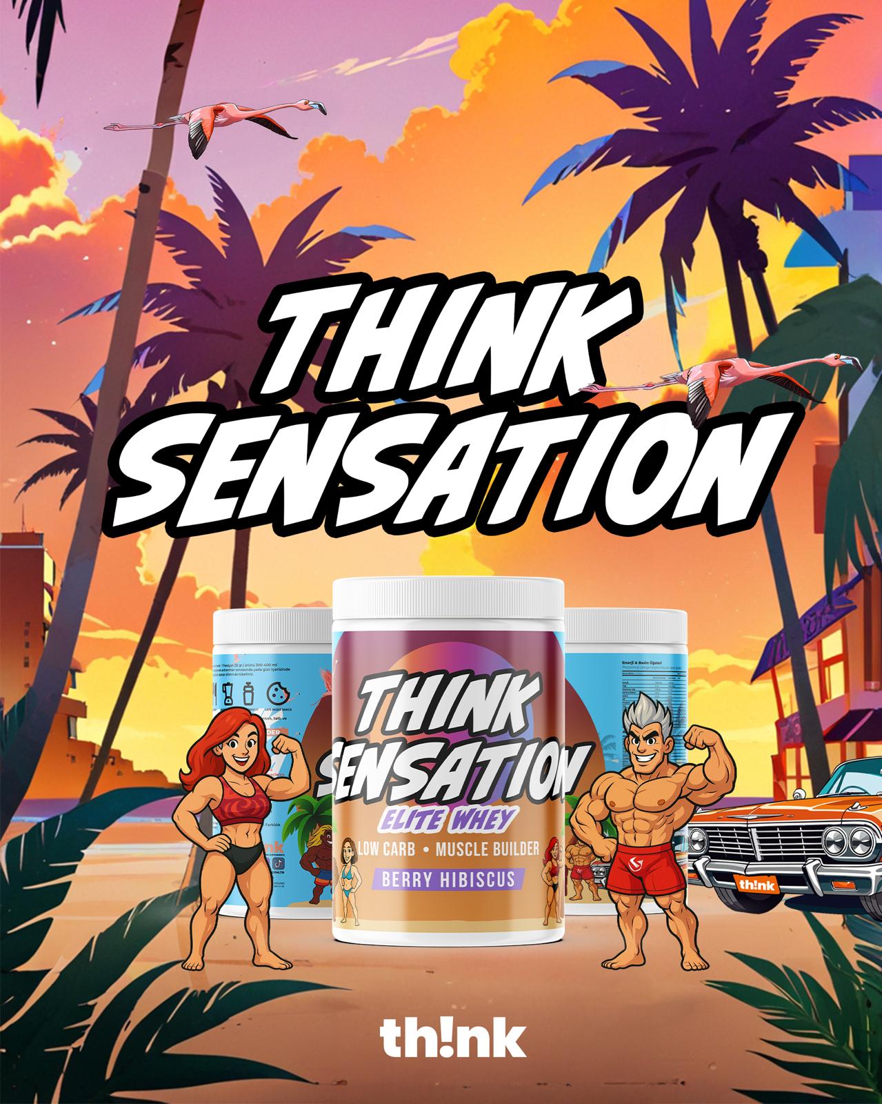 ホルモン HASHI! PROOFプルーフ THINK SENSATION ELITE WHEY PROTEİN BERRY HIBISCUS AROMALI 25