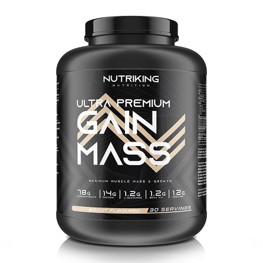 2 ADET NutriKing  Mass Gainer VİTAMİN DESTEKLİ KARBONHİDRAT KURABİYE Aromalı