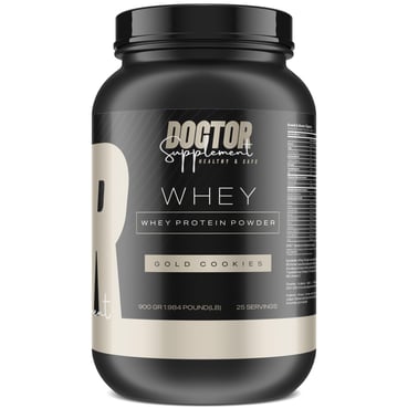 Doctor Supplement Golden Whey 900 GR 25 Service Cookie Flavor