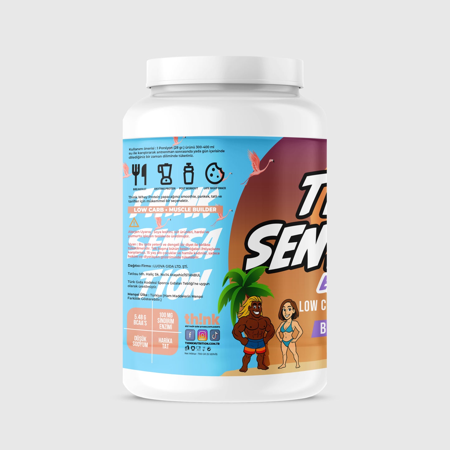 THINK SENSATION ELITE WHEY PROTEİN BERRY HIBISCUS AROMALI 25 SERVİS