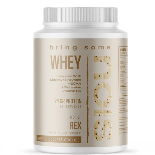 NOIS WHEY "REX 900" Beyaz Çikolatalı Kurabiye